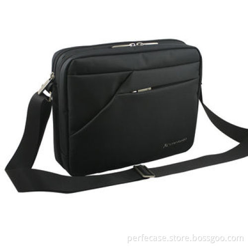 Bag for iPad w/ individual compartment for iPad with soft furry inside, pockets for charger, cable